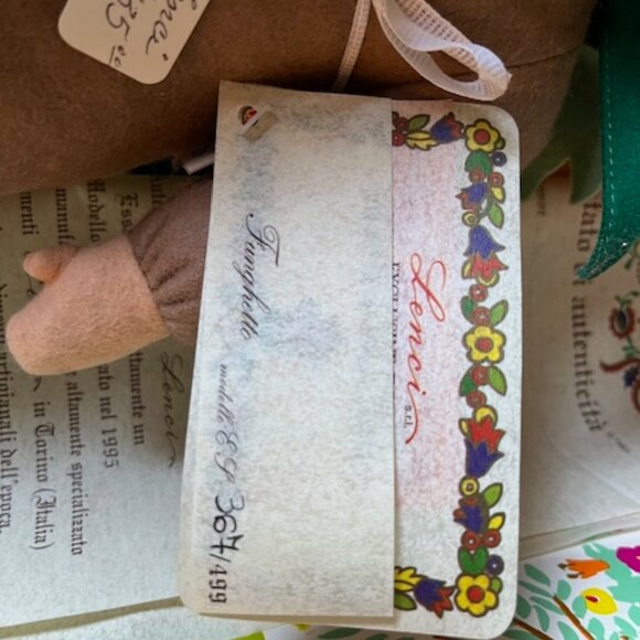 Lenci Funghetto Italian Toadstool, Mushroom Doll NIB, NWT;  #367/499 - Picture 2 of 14